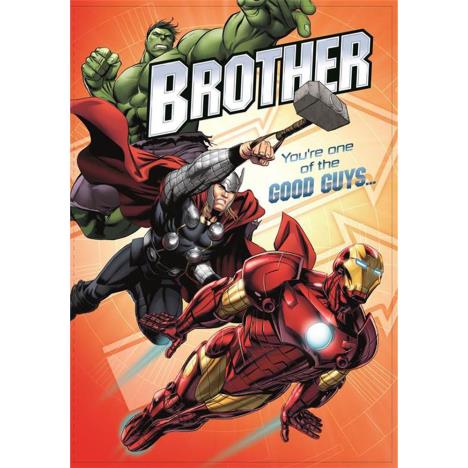 Brother Marvel Avengers Birthday Card £1.85